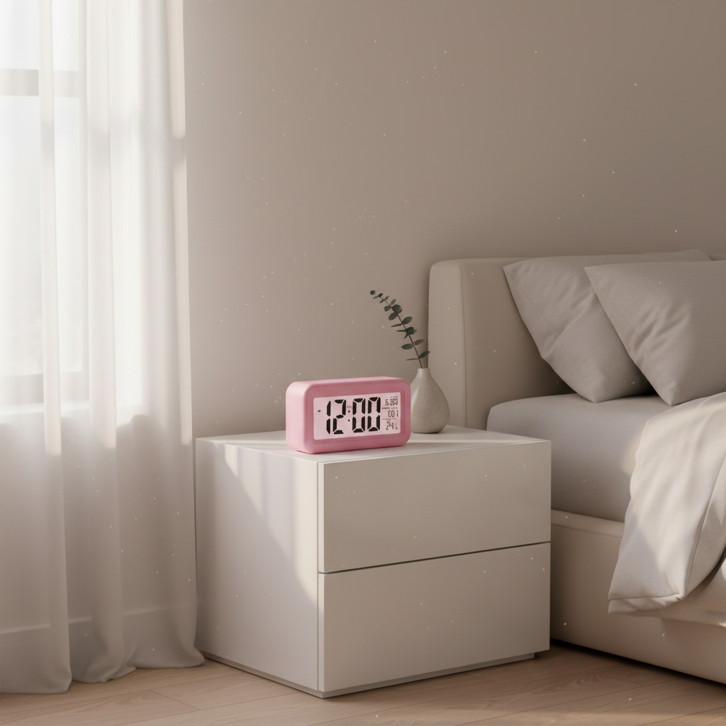 Digitaler Wecker | Modernes Design mit LCD-Bildschirm