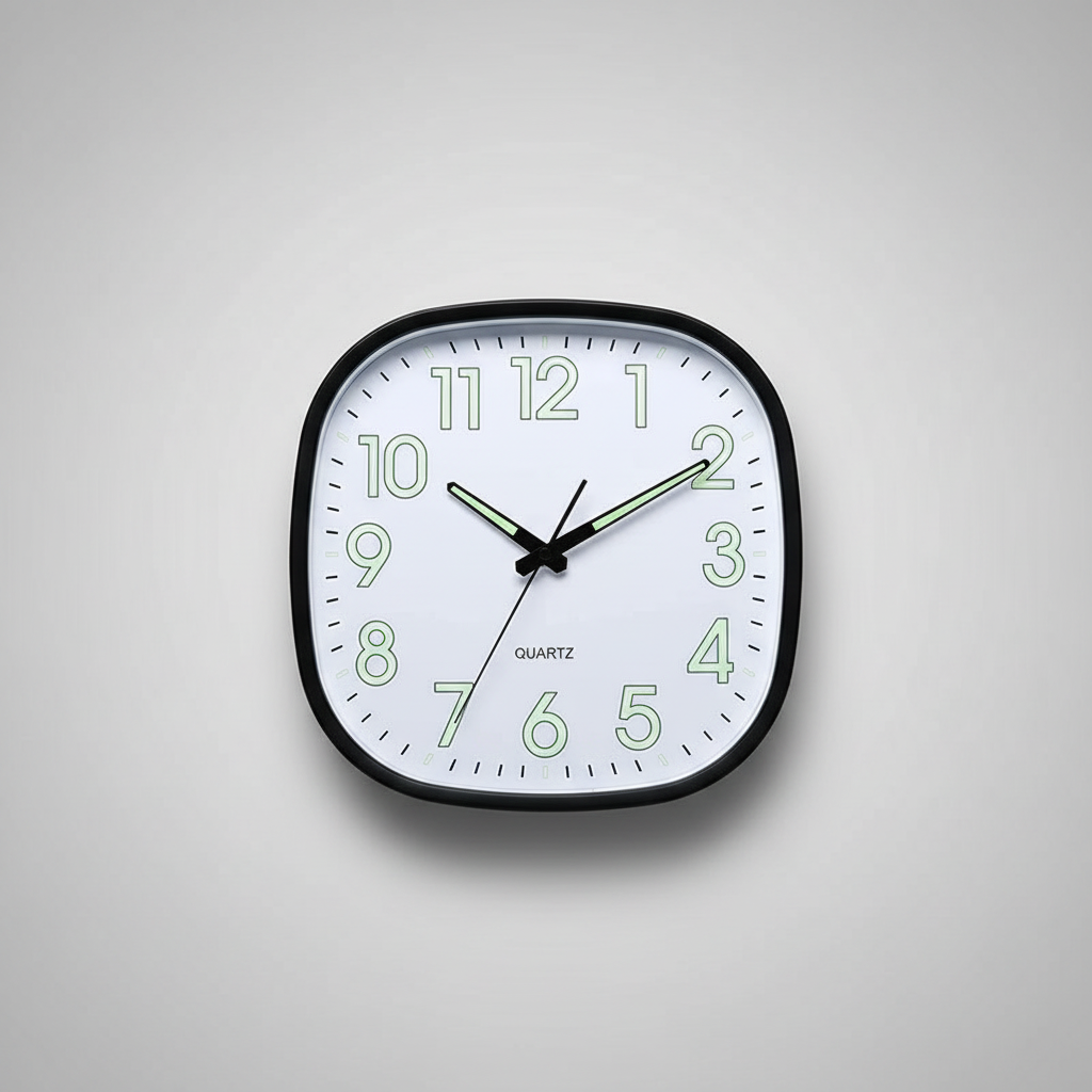Moderne Quadratische Wanduhr | Stilvolle Wanddekoration