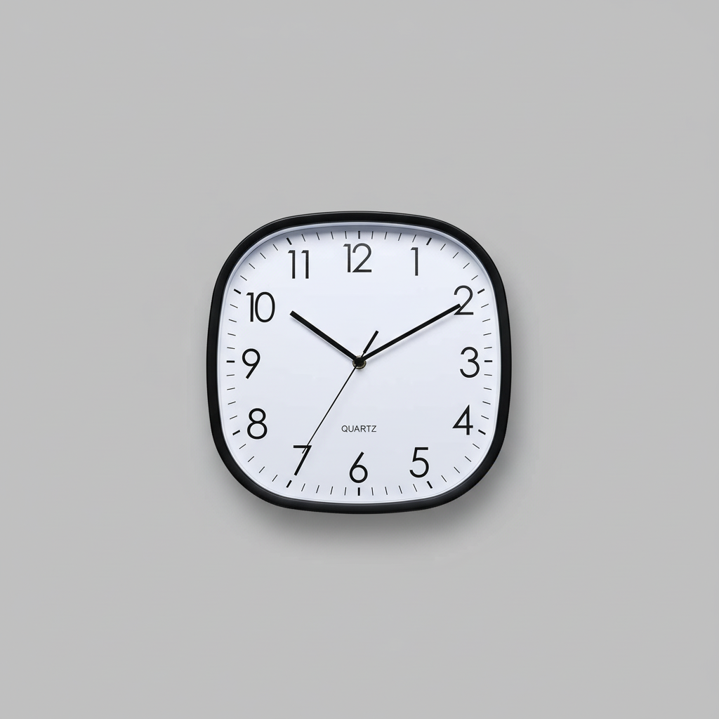Moderne Quadratische Wanduhr | Stilvolle Wanddekoration