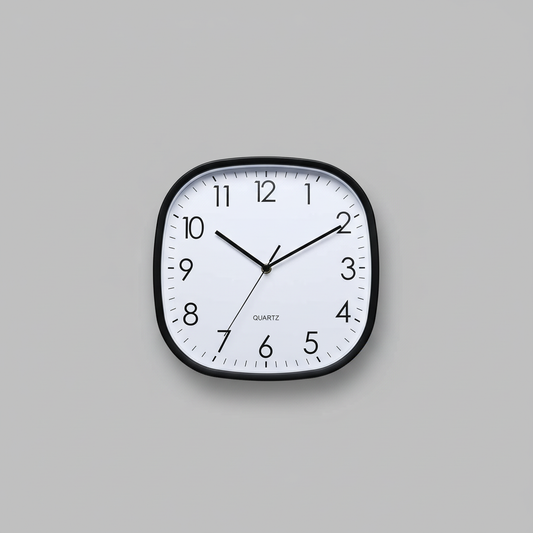 Moderne Quadratische Wanduhr | Stilvolle Wanddekoration