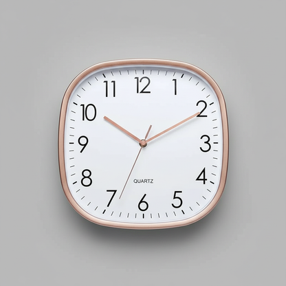 Moderne Quadratische Wanduhr | Stilvolle Wanddekoration