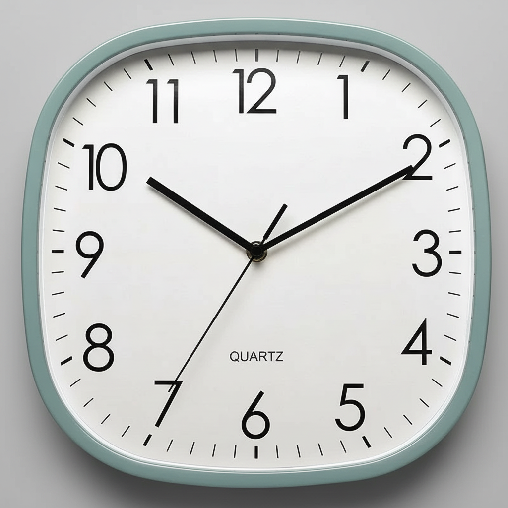 Moderne Quadratische Wanduhr | Stilvolle Wanddekoration