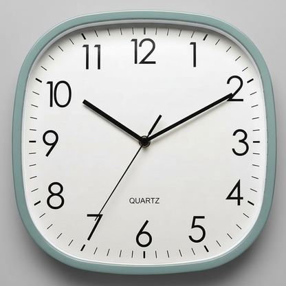 Moderne Quadratische Wanduhr | Stilvolle Wanddekoration