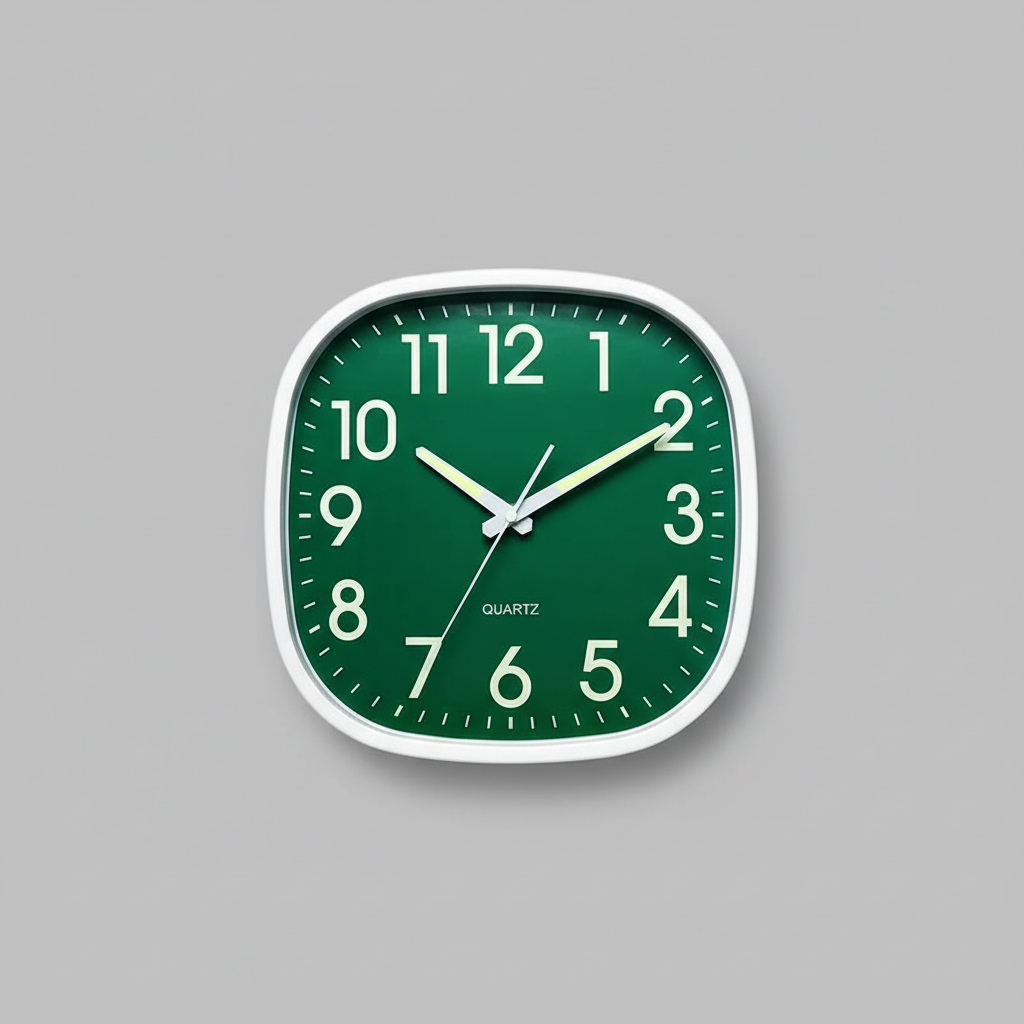 Moderne Quadratische Wanduhr | Stilvolle Wanddekoration