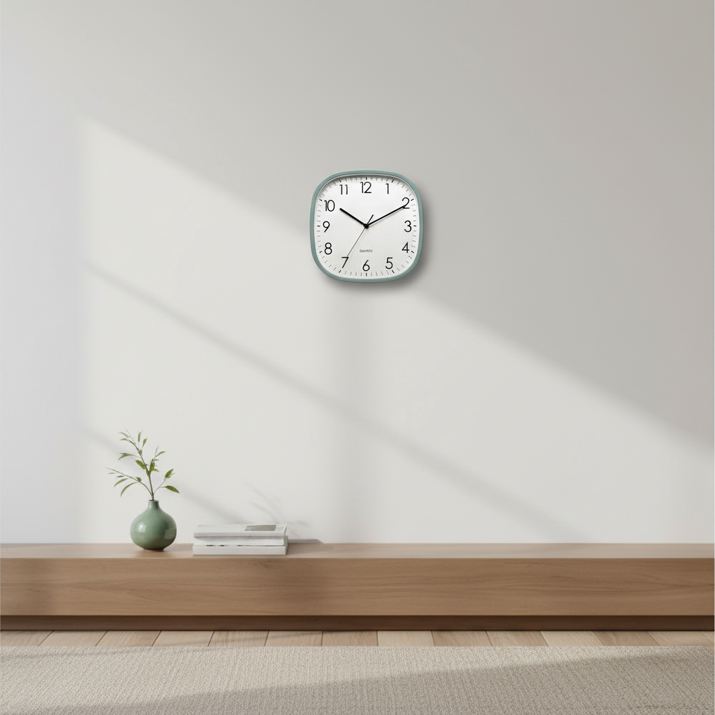 Moderne Quadratische Wanduhr | Stilvolle Wanddekoration
