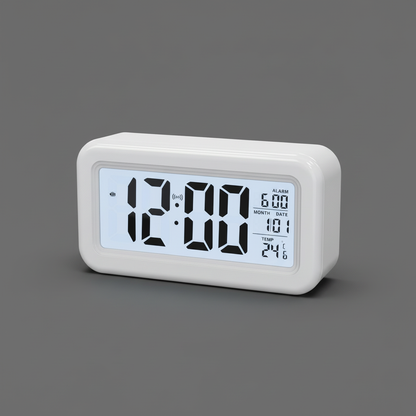 Digitaler Wecker | Modernes Design mit LCD-Bildschirm