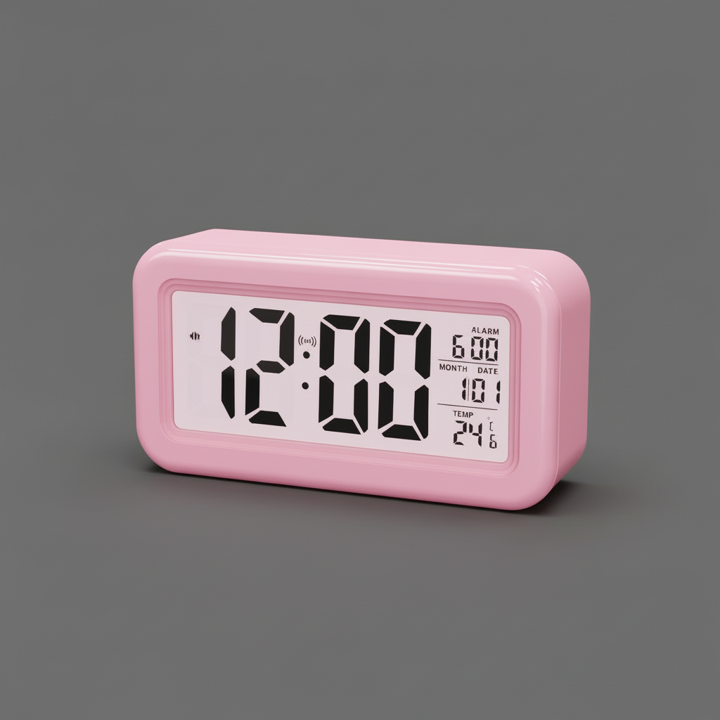 Digitaler Wecker | Modernes Design mit LCD-Bildschirm