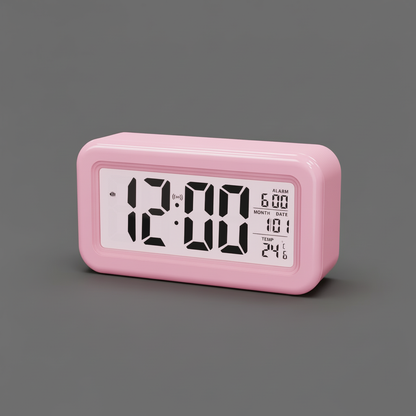 Digitaler Wecker | Modernes Design mit LCD-Bildschirm