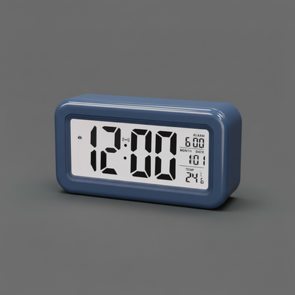 Digitaler Wecker | Modernes Design mit LCD-Bildschirm