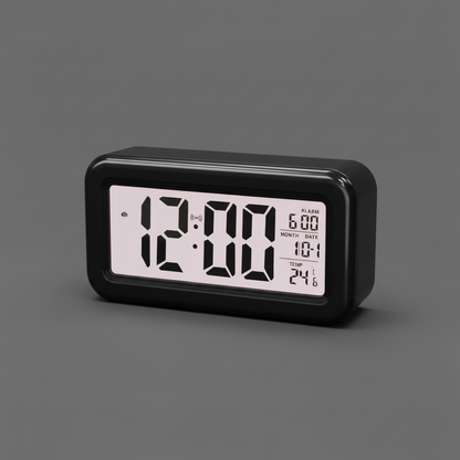 Digitaler Wecker | Modernes Design mit LCD-Bildschirm