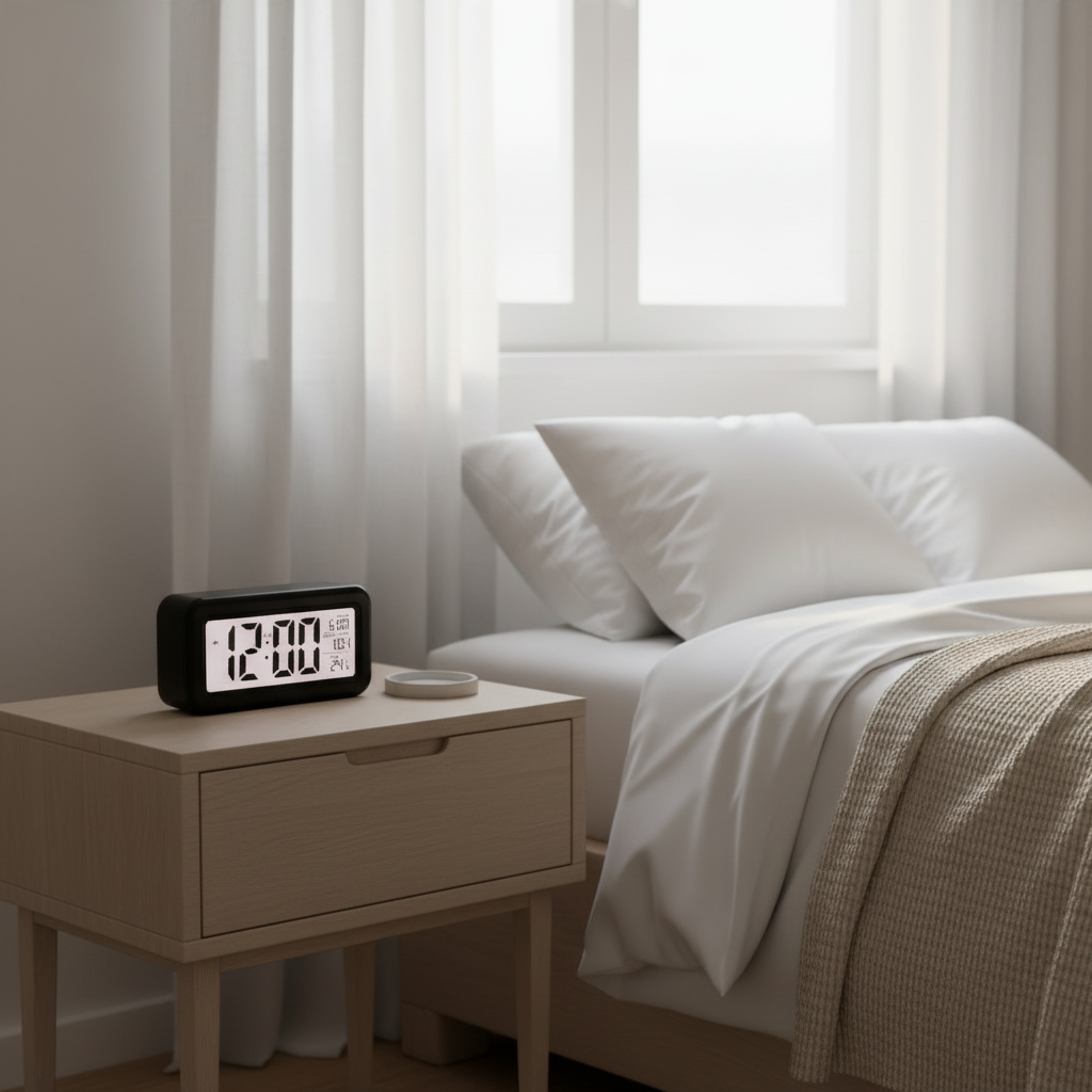 Digitaler Wecker | Modernes Design mit LCD-Bildschirm