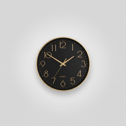 BlushTime | Moderne Wanduhr Roségold 30 cm
