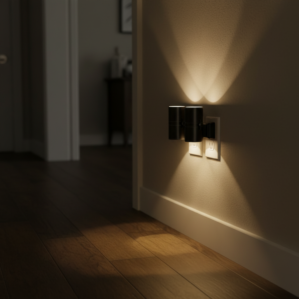 NightNova | Dimmbares Nachtlicht für Steckdose mit Sensor